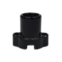 青山電陶 E17耳付レセップ 黒 磁器製 E17-13BK
