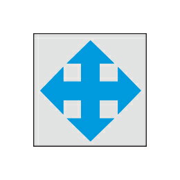 Rakuten - マンホール商会 埋設標用 記号プレート 水路方向表示 K5-B
