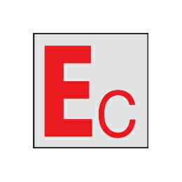 Rakuten - マンホール商会 埋設標用 記号プレート 接地 避雷設備表示 K-EC