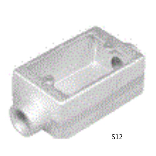 Rakuten - 外山電気 露出スイッチボックス 鋳鉄製 1個用2方出 厚鋼用 S12Z16 / S12Z22 / S12Z28