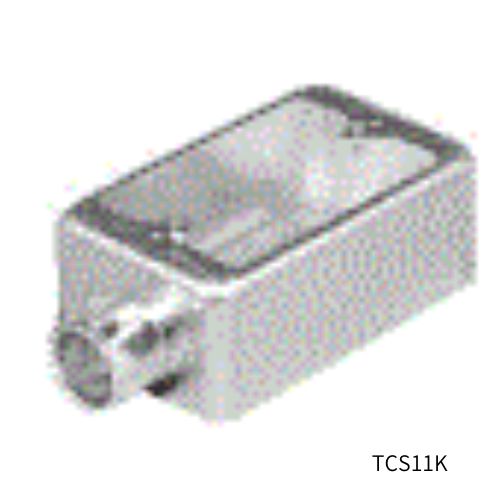 Rakuten - 外山電気 ねじなし TC露出スイッチボックス 鋼板製 1個用1方出 TCS11K19 / TCS11K25 / TCS11K31