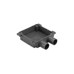 Rakuten - 伊藤電気製作所 木製パネル用スイッチボックス ダブルタイプ グレー SM-30LW-3R