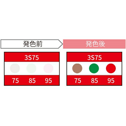 Rakuten - JAPPY サーモカラーセンサー 3温表示タイプ 10℃間隔 3S80-JP (20枚入)