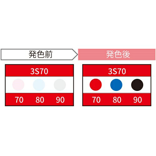 Rakuten - JAPPY サーモカラーセンサー 3温表示タイプ 10℃間隔 3S70-JP (20枚入)