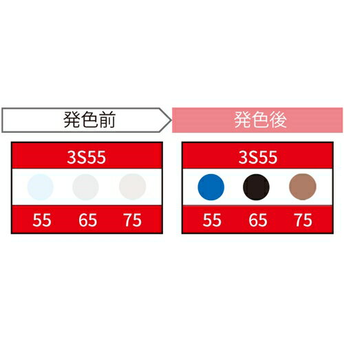 Rakuten - JAPPY サーモカラーセンサー 3温表示タイプ 10℃間隔 3S55-JP (20枚入)