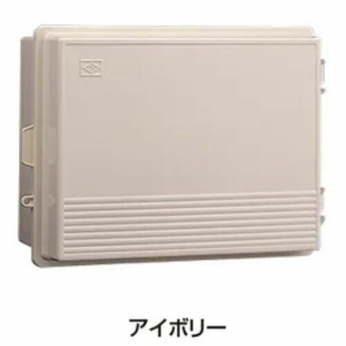 Rakuten - 伊藤電気製作所 プラボックス 屋根なし 屋内外兼用 木板ベース付 アイボリー PI-4256W