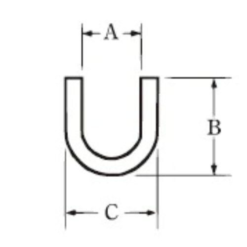篠田ゴム U字形溝ゴム No.94 (100m) ・材質:EPDM+SBR 車輌、建設機械などに取り付けるガラスの縁への使用や、緩衝材としても使用されていたりと幅広い用途に使用されている商品です。 ※こちらの商品はメーカー直送品です。 メーカー在庫切れの場合は発送まで約2週間以上かかる場合があります。 お急ぎの場合はお問い合わせフォームよりお問い合わせください) 篠田ゴム U字形溝ゴム 一覧 商品番号 A(mm) B(mm) C(mm) 長さ(m) No.94164100 No.1013165.550 No.102312550 No.151214.5750 No.155314750 No.156216.5750 No.157116750 No.158420850 No.669315.58.550 No.6771.585100 No.716166100