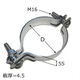 那須電機鉄工 強力バンド 電柱φ250mm用 丸シンブル付 CPS-250