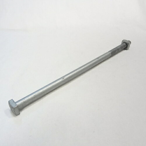 Rakuten - 四角ボルト M12×350mm ナット付 溶融亜鉛メッキ