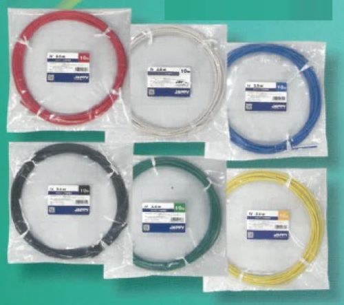 JAPPY(因幡電機):JAPPYミニ定尺電線 IV 600Vビニル絶縁電線 型式:IV 3.5 SQ クロ 50M JP