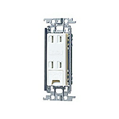 パナソニック:コスモシリーズワイド21 埋込アースターミナル付ダブルコンセント(ホワイト) 型式:WTF1532WK10（1セット:10個入）