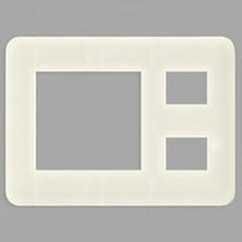 Rakuten - パナソニック:フルカラー2連接穴＋2コ用モダンプレート(ミルキーホワイト) 型式:WN8402W