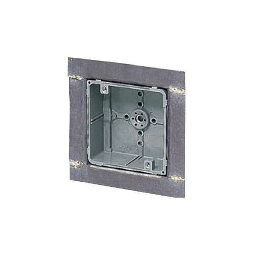 Rakuten - 未来工業:X線防護用アウトレットボックス 鉛ボード用・4方出 型式:CDO-5BXP4-1