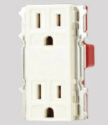 Rakuten - 神保電器:接地ダブルコンセント(PW色) 型式:JEC-BN-55GK(PW)