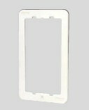 Rakuten - 神保電器:継枠 1連用(PW色) 型式:BAN-3-1(PW)