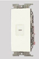 Rakuten - 神保電器:Jワイドスリム 電子式スイッチ チェック用 並列操作形(遅れ機能なし)(PW色) 型式:NWSM01120WPW