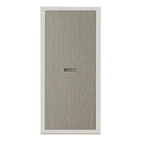 Rakuten - 神保電器:Jワイドスリム 操作板シングル 表示灯付き 型式:WSN-GS(PW)