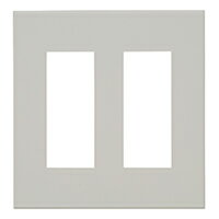 Rakuten - 神保電器:Jワイドスリム コンセントプレート 2連用 6口 型式:QWD-33(SV)(3＋3)