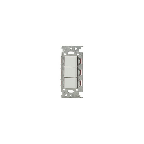 Rakuten - 神保電器:NKシリーズ 3路・3路・4路スイッチ トリプルセット 型式:NKW03905PW