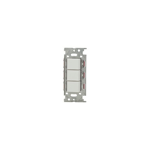 Rakuten - 神保電器:NKシリーズ 3路・4路・3路スイッチ トリプルセット 型式:NKW03809PW