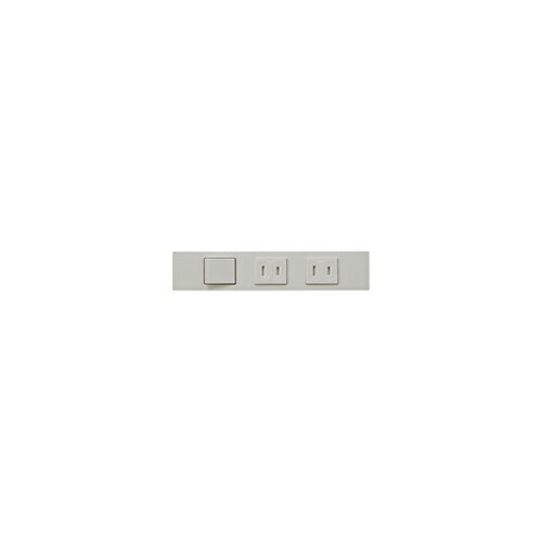 Rakuten - 神保電器:NKシリーズ 家具・機器用 3路＋扉付きコンセント＋扉付きコンセントセット 型式:KAG-3548:3.5F.5F(PW)