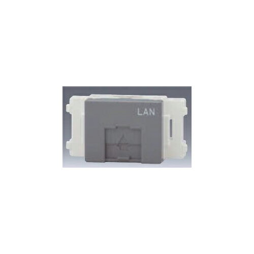 Rakuten - 神保電器:NKシリーズ 埋込モジュラジャック 8極8心Cat6LAN文字入り 型式:JEC-BN-LW6L(SG)