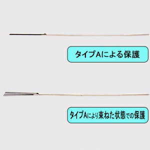 協栄線材 【ケース販売特価 20本セット】 ステンレス・ケーブル・プロテクター タイプA 長さ2m SBT-002-02 タイプA_set
