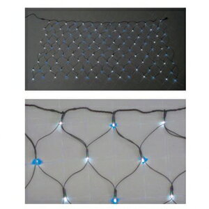 ジェフコム LEDクロスネット 《SJシリーズ》 AC100V 10W 0.2A サイズ:2m×1m 白/青 SJ-N10-WB