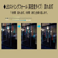 ジェフコムLEDストリングフォール《SJシリーズ》高密度タイプAC100V2.6W0.2Aサイズ:2m青SJ-H05-02BB