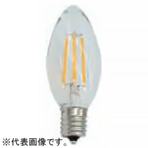 アップルツリー LEDフィラメント電球 シャンデリア型 電球色 E12口金 HDFC0412AD