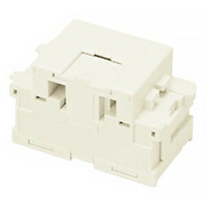 神保電器 電話用埋込モジュラジャック 6極2心用 ピュアホワイト JEC-BN-WUJ2-PW