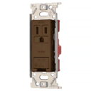 神保電器 アースターミナル付接地シングルコンセント 15A 125V 金属枠 チョコ JEC-BN-5GE-C