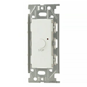 神保電器 コンポスイッチ 埋込1キー押ボタン C接点 STOP文字入り ピュアホワイト NKB-1211-PW