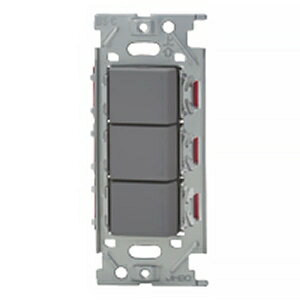 神保電器 3路ガイド・3路ガイドチェック・3路ガイドチェックランプ付スイッチトリプルセット ソリッド..