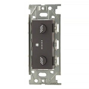 Lighting Parts - 神保電器 コンポスイッチ 埋込2キー押ボタン A接点 ソフトブラック NKB-2001-SB