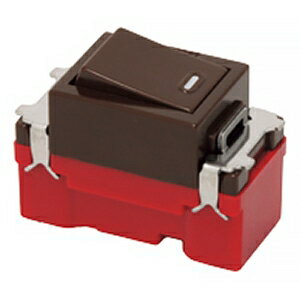 神保電器 埋込スイッチ 片切 15A 300V チョコ JEC-BN-1-C