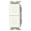 神保電器 マーク付片切スイッチ+3路スイッチセット 1連2個用 15A 300V NWSM02032WPW