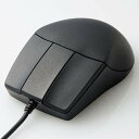 ELECOM ホイールレス有線マウス 3DCAD用 BlueLED方式 Mサイズ 3ボタン M-CAD01UBBK