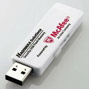 【特長】●USB3.0対応マカフィー版ウイルス対策機能付きセキュリティUSBメモリ「PUVM3Aシリーズ」です。●Wを超えた3つの安心。パスワードロックと自動暗号化による情報漏洩対策機能だけでなく、マカフィー社製ウイルススキャンエンジンにより書き込まれるファイルのウイルスチェック機能も搭載した法人向けセキュリティUSBメモリです。●USB2.0の「10倍」以上の高速データ転送を実現する「USB3.0」に対応。下位互換性があり、USB2.0/1.1のPCでも使用することができます。※転送速度はPC側のポートに依存します。●紛失・盗難時の情報漏洩対策としてパスワードロック機能を搭載。ソフトウェアのインストールやPCの設定を変更することなく、簡単に使うことができます。●USBメモリにデータを書き込むと自動的に暗号化される機能を搭載。データは暗号化した上でメモリに保存されるため、本体を分解して直接データを取り出そうとしても、暗号を解読しない限り内容を閲覧することはできません。●マカフィー社のウイルススキャンエンジンを組み込んだウイルスチェックソフトを搭載。USBメモリに保存されるファイルを自動的にチェックし、ウイルスが検知されると削除します。●ウイルスチェック機能には、PCで動作しているプロセスのウイルスチェックをする機能も搭載されており、ウイルスに感染するリスクのあるPCでの使用を事前に防止することができます。●ウイルス検知情報やウイルススキャン機能に関する情報はログとしてUSBメモリに保存されます。ウイルス検知した場合など、管理者はログを確認することで詳細な情報を把握することができます。●1年間、最新のウイルス定義ファイルをダウンロードし、ウイルスチェック機能を利用できる1年ライセンスモデルです。●特許機能によりPCにUSBメモリを接続するとパスワード認証画面が自動起動。パスワード認証画面を手動で起動させる手間がかかりません。※CD-ROMのオートラン機能が有効になっている場合に機能します。●USBメモリに搭載しているソフトウェアの最新版がリリースされているか、自動的にチェックする機能を搭載。最新のソフトウェアがあれば、画面の指示に従ってクリックしていくだけの簡単操作でアップデートできます。【仕様】●メーカー:ELECOM●型番:HUDPUVM304GA1●商品名:セキュリティUSBメモリ●HUD-PUVM3A1シリーズ●カラー:ホワイト●インターフェイス:USB3.0・2.0・1.1●容量(GB):4●コネクタ形状:USB タイプA オス●セキュリティ機能:パスワード、HW暗号化(AES256bit)、ウィルススキャン●電源:USBバスパワー接続●外形寸法(mm):全長60.0×幅20.8×高さ7.8(USBコネクタ収納時)●質量(g):約10●法令:EU RoHS指令準拠●対応機種:・Windows:Windows XP(SP3)、XP Embedded(SP2)、VISTA(SP1・2)、7(SP0・1)・8・8.1・10、Windows Server 2003(SP2)・2003 R2(SP2)・2008(SP2)・2008 R2(SP0・1)・2012・2012 R2・Mac:Mac OS 10.4.11、10.5.8、10.6.8、10.7.5、10.8.5、10.9.3、10.10.5以上【ご注意】※日本語OS以外では英語表示されます(MacOSは日本語、英語環境のみ対応です)。※Windows Server 2008 R2/2012/2012 R2の制限ユーザーには対応しておりません。※Mac OS環境では、プロセススキャンを含むウイルスチェック機能、ログ機能、ソフトウェア自動アップデート通知機能、Autorun.inf自動削除機能、オプション設定が動作しません。