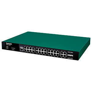 パナソニック レイヤ2スイッチングハブ 28ポート SFP×4スロット ファンレス PN26241K