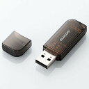 ELECOM USBメモリ USB2.0対応 8GB ブラック MF-HMU208GBK