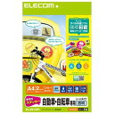 ELECOM 自動車・自転車専用手作りステッカー A4サイズ 2セット入 クリア EDT-STCAS