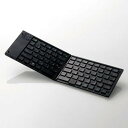 ELECOM タッチパッド搭載折りたたみワイヤレスキーボード アイソレーションタイプ Bluetooth®3.0方式 テンキーなし 保護ケース付 TK-FLP01PBK(2)