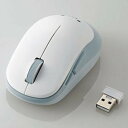 ELECOM ワイヤレスマウス 2.4GHz方式 BlueLED方式 Mサイズ 5ボタン ホワイト M-DY13DBWH(2)