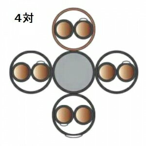 伸興電線 【切売販売】 SDワイヤ 0.65mm 4対 10m単位切り売り SDW0.65*4P