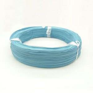 極東電線 機器配線用耐熱ビニル電線 0.18&#13215; 500m巻 水 HV0.18ミズ×500m