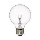 ヤザワ ボール電球 100V 40W形 E26口金 直径70mm クリア GC100V38W70