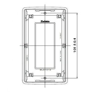 明工社 MLエレガントプレート 3コ用 MLE1013
