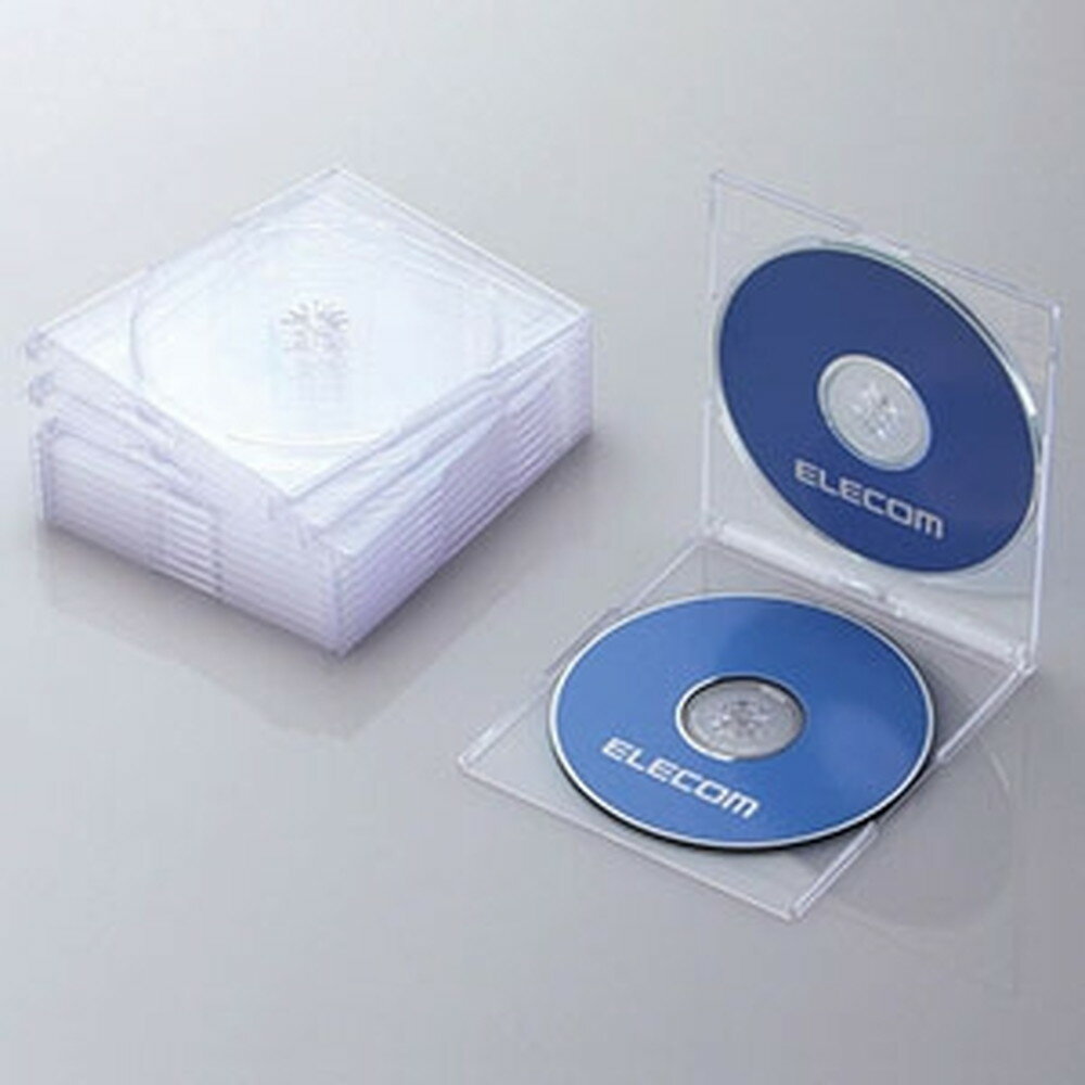 ELECOM Blu-ray・DVD・CDケース スリムタイ