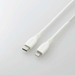 ELECOM ナメラカUSB-C to Lightningケーブル MPA-CLSS20WH ELECOM ナメラカUSB-C to Lightningケーブル MPA-CLSS20WH